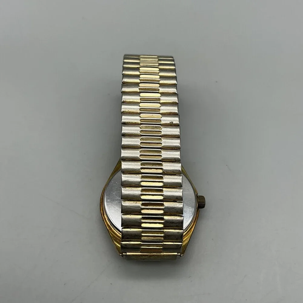 Vintage Benrus Mens Watch 35mm 1940's Manual Wind NON Wokring For Parts